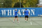 Men's Tennis vs Stonehill  Wheaton College Men's Tennis vs Stonehill College. - Photo by: KEITH NORDSTROM : Wheaton, Tennis